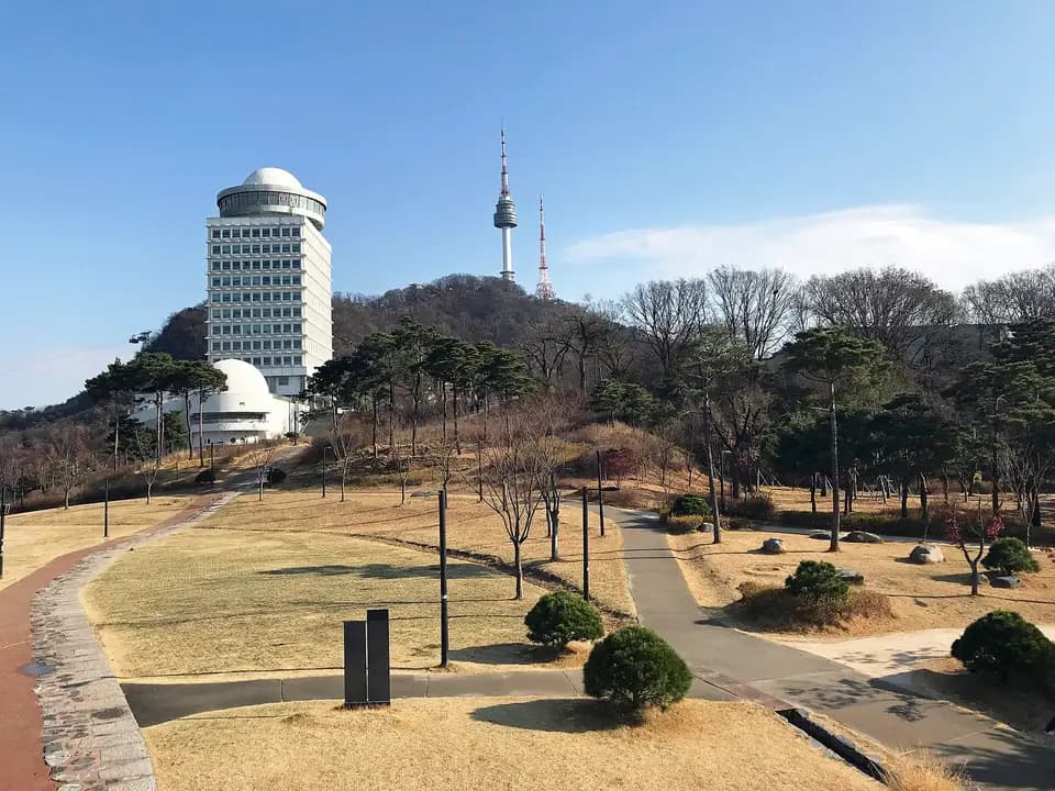 N Seoul Tower and Namsan Park